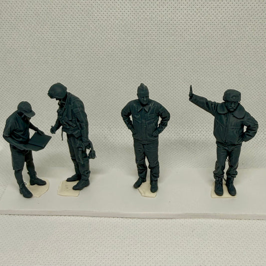 Personal terrestre y de vuelo soviético – Set de figuras de 4 piezas