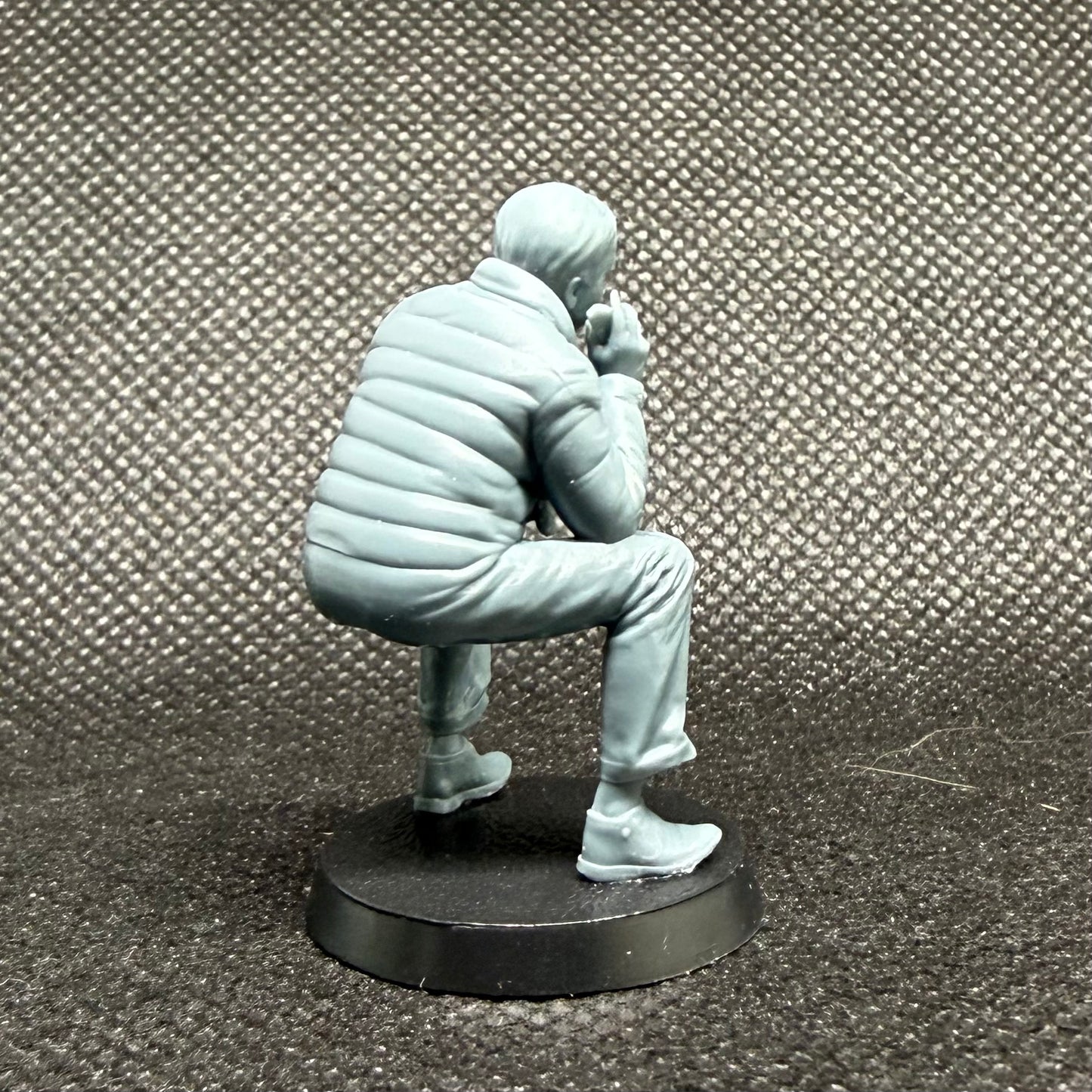 Modern_Man_Sitting_With_Phone_Resin_Figure