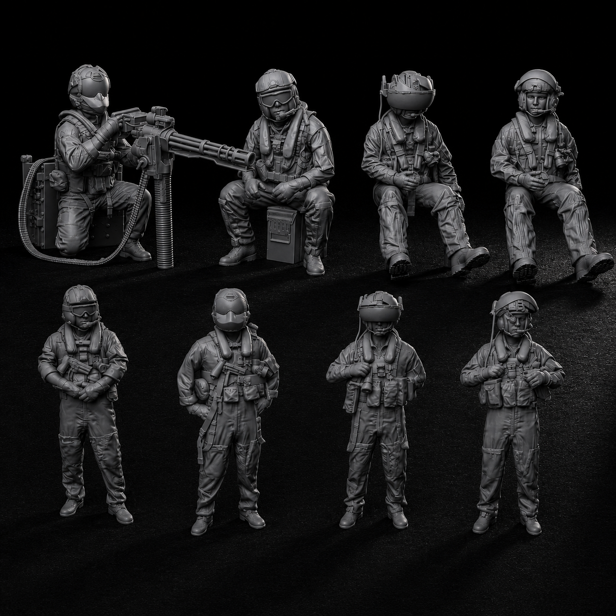 UH-1 Venom Crew Einzelfiguren