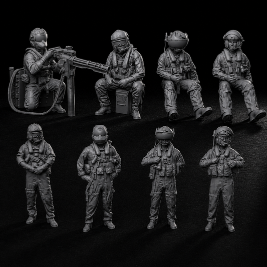Figuras individuales de la tripulación del UH-1 Venom