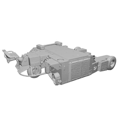 tow tractor A/S32A-32A 3d print resin scalemodel