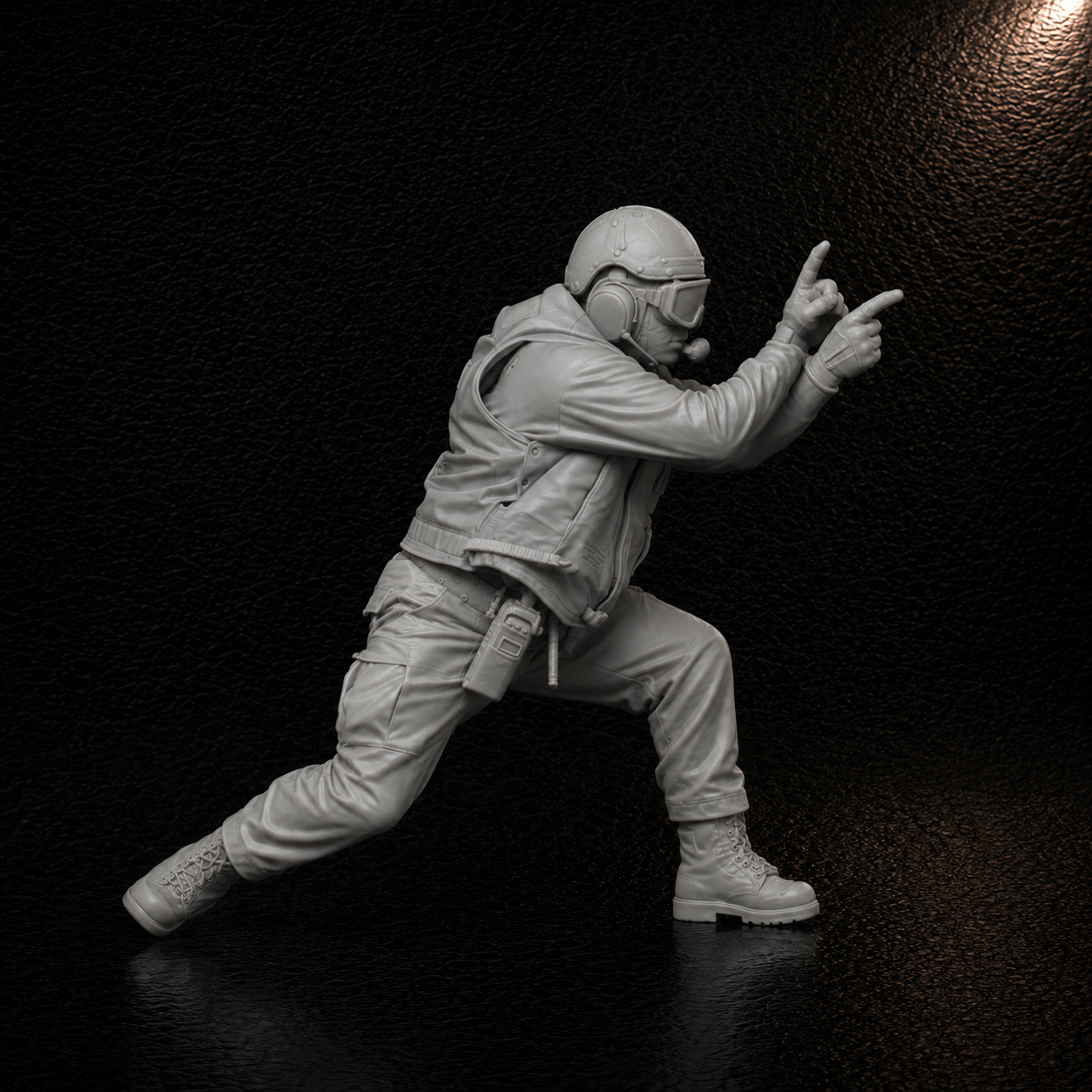 Carrier Deck Crew (Set B) - 5-Piece Figure Set