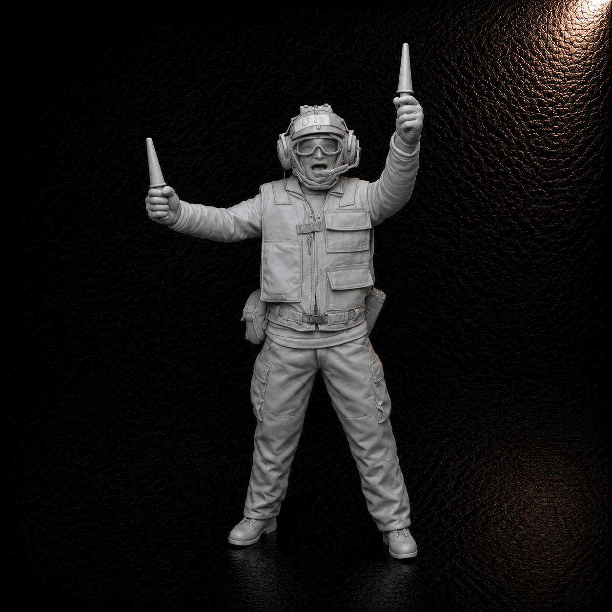 Carrier Deck Crew (Set B) - 5-Piece Figure Set