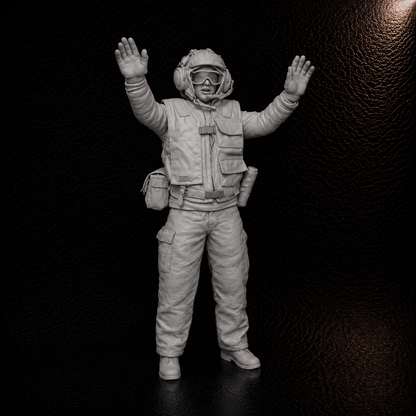 Carrier Deck Crew (Set B) - 5-Piece Figure Set