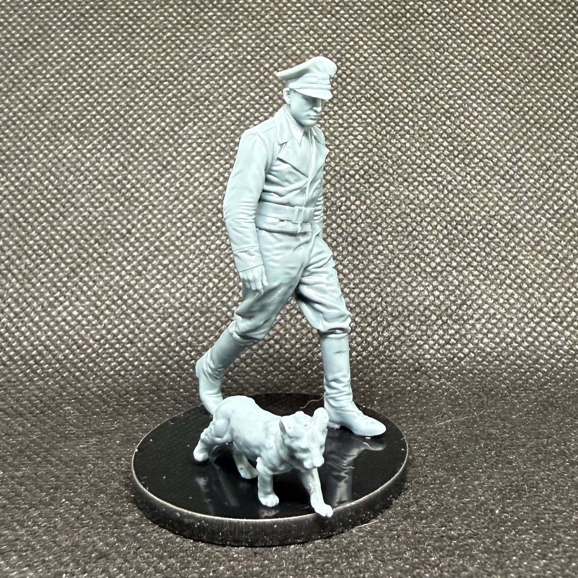 Franz von Werra with Lion cub Premium Resin Figure