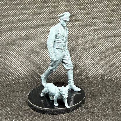 Franz von Werra with Lion cub Premium Resin Figure