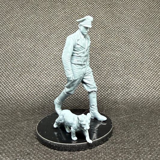 Franz von Werra with Lion cub Premium Resin Figure