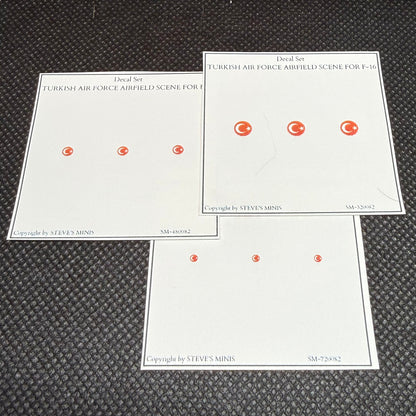 Türkische Luftwaffe – Vorfeldszene (F-16) - 5-teiliges Figuren-Set