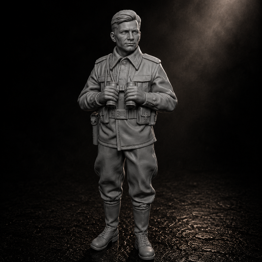 German WWII Tiger Tank Commander