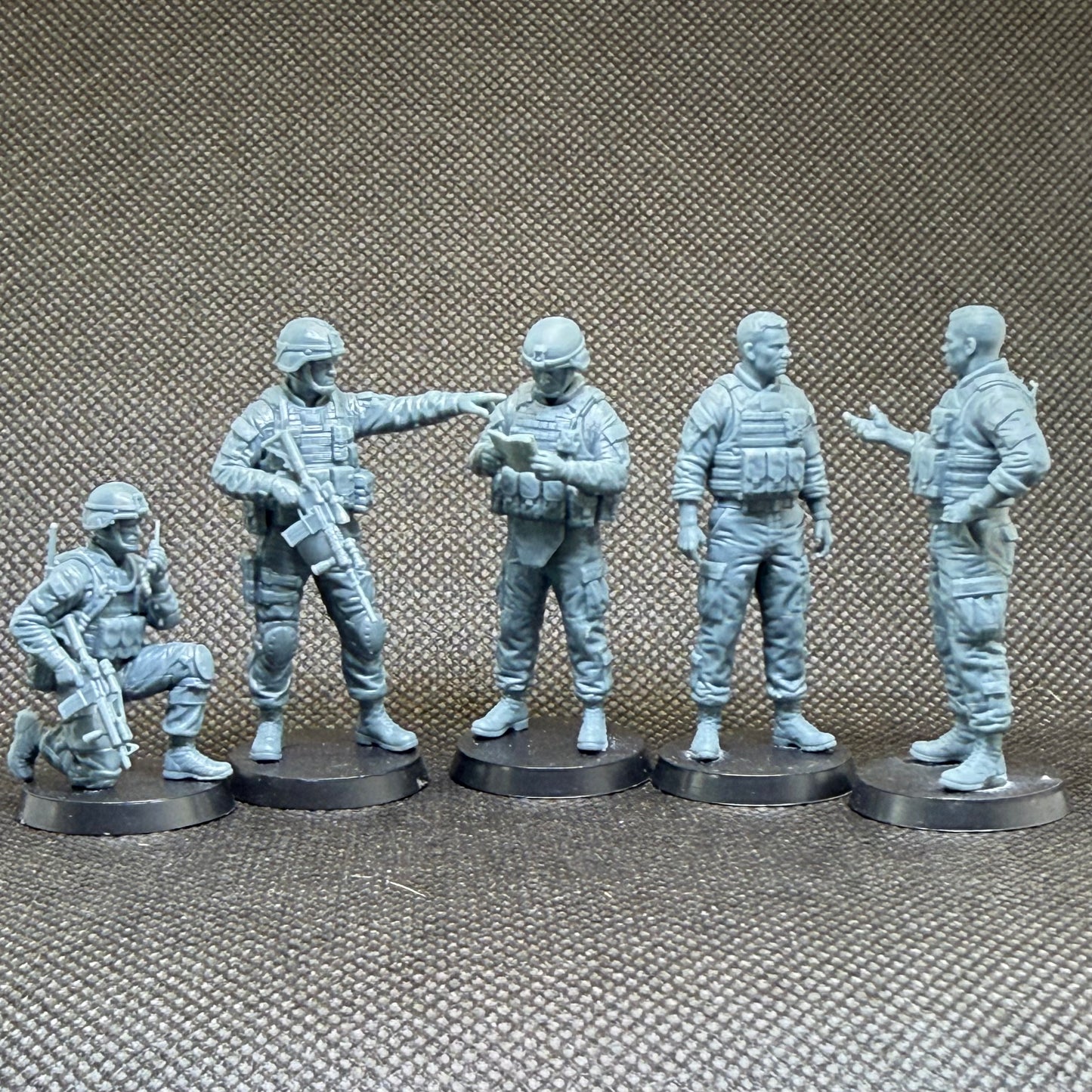 Modernes Einsatzteam - 5 - teiliges Figuren-Set