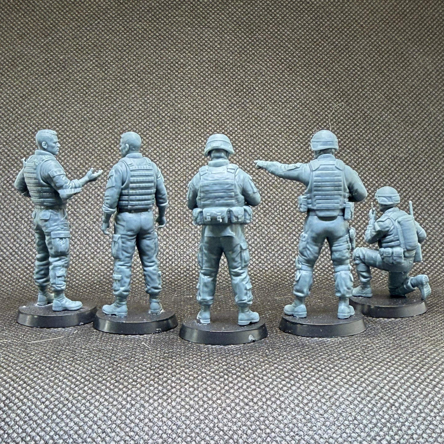 Modernes Einsatzteam - 5 - teiliges Figuren-Set
