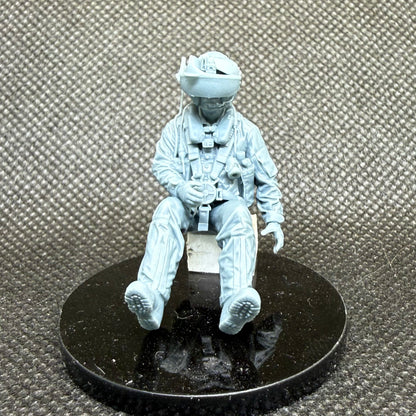 UH-1Y Venom Helicopter Besatzung sitzend - 4-teiliges Figuren-Set