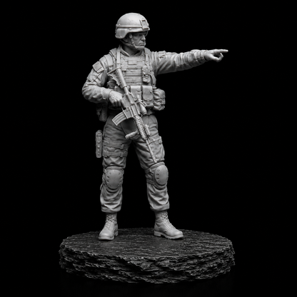 Modernes Einsatzteam - 5 - teiliges Figuren-Set