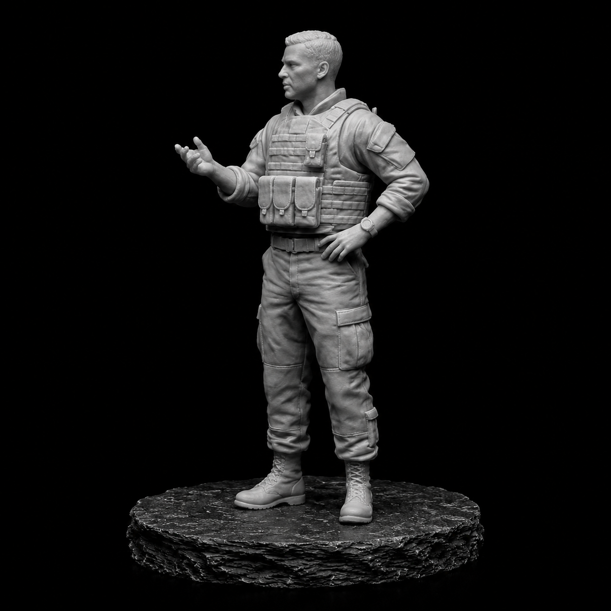 Modernes Einsatzteam - 5 - teiliges Figuren-Set