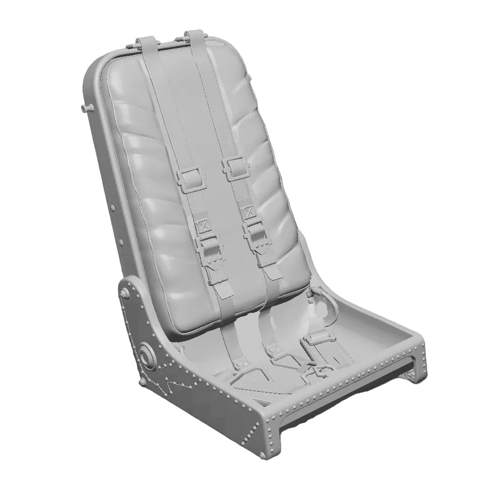 Pilot's seat for the Me-262 resin model